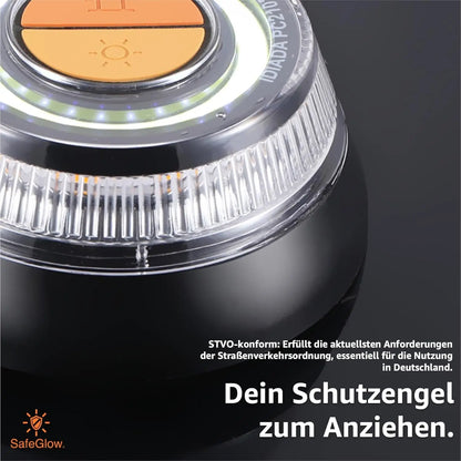 Notlicht Warnleuchte V16 - Warndreieck für StVO - Auto & Motorrad Safeglow®