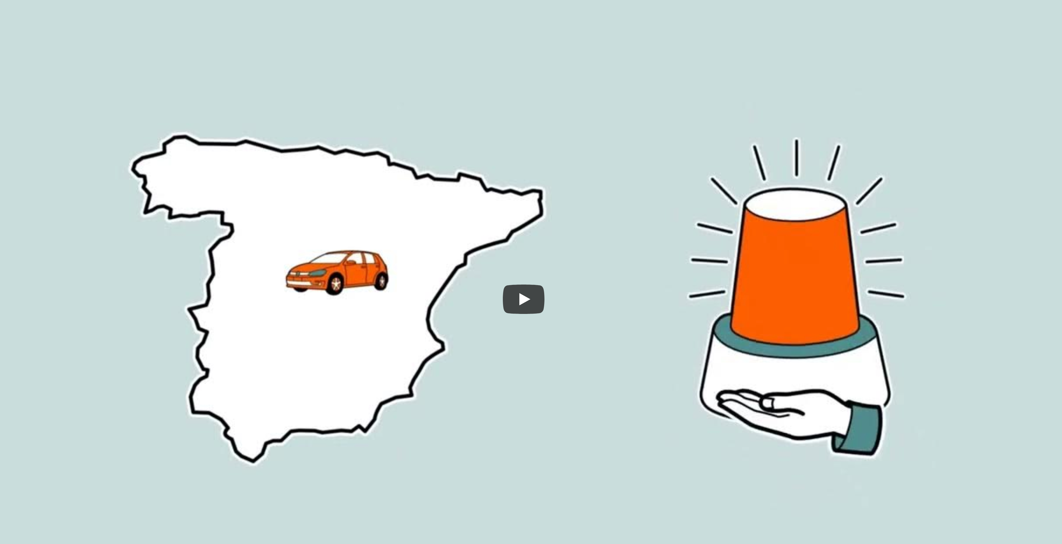 Cargar video: Spanien Warnleuchte